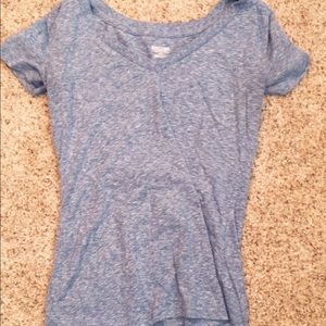 Blue V Neck